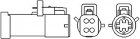 Sonda lambda (numar de fire 4, 478mm) VOLVO S60 II, S80 II, V60 I, V70 III, XC60; FORD C-MAX II, FOCUS C-MAX, FOCUS II, FOCUS III, GALAXY, GRAND C-MAX, MONDEO IV, S-MAX 1.6-2.3 dupa 2004 [1]