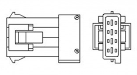 Sonda lambda - Sonda lambda (numar de fire 4, 570mm) CITROEN BERLINGO, C2, C3 I, C3 II, C3 PLURIEL, C4, C4 GRAND PICASSO I, C4 I, C4 PICASSO I, C5 I, C5 II, C5 III, C6, C8, JUMPER, NEMO, SAXO 1.1-3.0 dupa 1996
