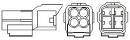 Sonda lambda potrivit FIAT SEDICI; SUBARU JUSTY III; SUZUKI IGNIS I, IGNIS II, SWIFT III, SWIFT IV, SX4, WAGON R+ 1.3/1.5/1.6 dupa 2000 - (numar de fire 4, 635mm) [1]