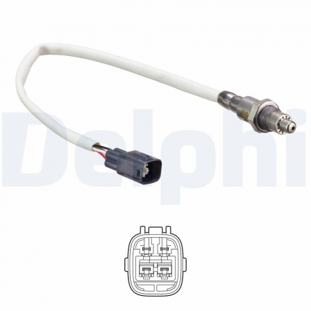 Sonda lambda (numar fire 4, 275mm) potrivit TOYOTA AYGO, YARIS, YARIS/HATCHBACK 1.0 12.10-