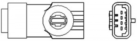 Sonda lambda (numar fire 4, 330mm) potrivit RENAULT AVANTIME, CLIO II, CLIO III, ESPACE IV, GRAND SCENIC II, KANGOO, LAGUNA II, MEGANE I, MEGANE I CLASSIC, MEGANE I COACH 1.4-2.0 04.98- [1]