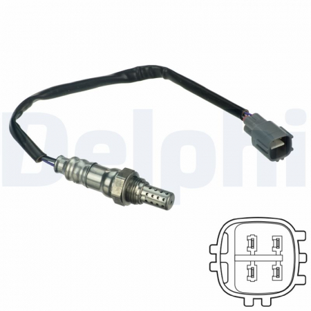 Sonda lambda potrivit MERCEDES A (W168), C (CL203), C T-MODEL (S203), C (W203), C (W204), CLK (C209), E (W211); VOLVO S60 I, V40, XC90 I; AUDI A3, A6 C6 0.8-4.7 dupa 1992 - (numar fire 4, 369mm) [1]