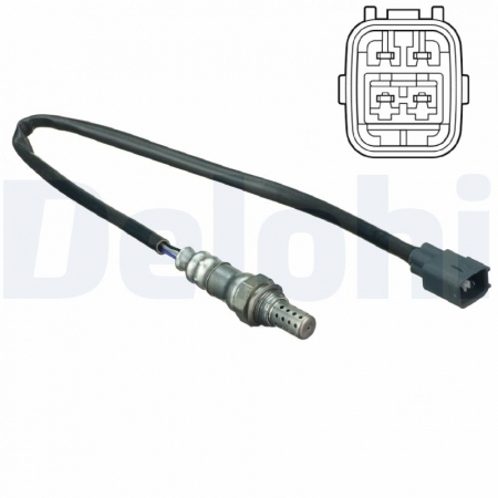 Sonda lambda potrivit VOLVO S60 I, V50, XC90 I; CHEVROLET EPICA; DAIHATSU CUORE VI, SIRION; FIAT SEDICI; HONDA CIVIC VI, CIVIC VII, HR-V; LEXUS ES, GS 1.0-4.6 dupa 1990 - (numar fire 4, 492mm) [0]