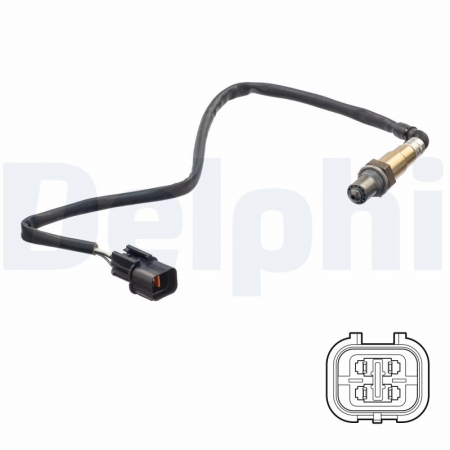 Sonda lambda (numar fire 4, 500mm) potrivit HYUNDAI I10 I; KIA CARENS III, PICANTO I 1.0-2.0 04.04-12.13 [2]
