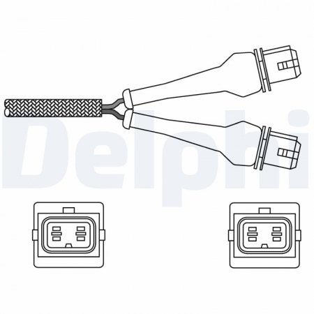 Sonda lambda (numar fire 4, 520mm) potrivit PEUGEOT 205 I, 205 II, 309 I, 309 II, 405 I 1.1-1.9 06.87-09.98 [2]