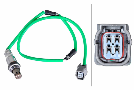 Sonda lambda (numar fire 4, 692mm) potrivit AUDI A6 C6; CHEVROLET EPICA; DAEWOO LANOS; FIAT TALENTO; HONDA CITY V, CR-Z, HR-V, INSIGHT, JAZZ III, JAZZ IV; KIA SORENTO I 1.2-4.2 02.97- [2]