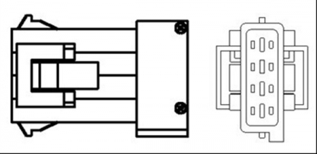 Sonda lambda potrivit BMW 1 (F20), 1 (F21), 3 (F30, F80), 3 (F31) 1.6 dupa 2011 - (numar fire 4, 720mm) [2]