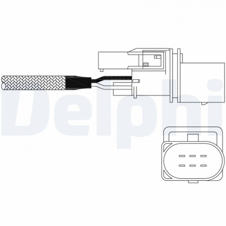 Sonda lambda potrivit AUDI A2; SKODA FABIA I, FABIA I PRAKTIK, OCTAVIA I, OCTAVIA II, SUPERB I; VW BORA, BORA I, CADDY III, CADDY III/MINIVAN 1.0-2.8 1999-2010 - (numar fire 5, 340mm)