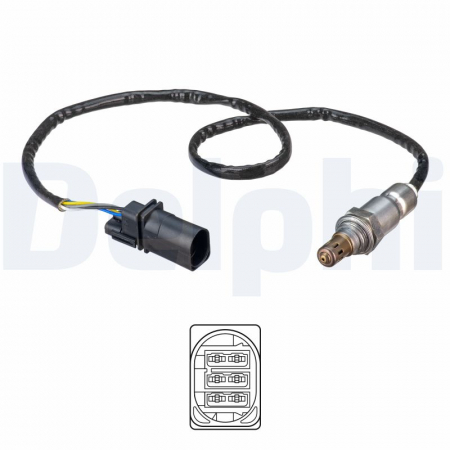 Sonda lambda potrivit CHEVROLET TRAX; OPEL ASTRA J, ASTRA J GTC, MERIVA B, MOKKA / MOKKA X, ZAFIRA C 1.6D dupa 2013 - (numar fire 5, 500mm)