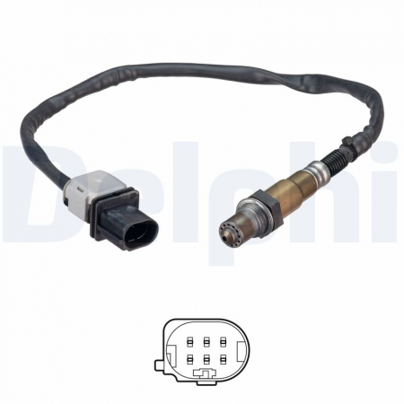 Sonda lambda - Sonda lambda (numar fire 5, 500mm) potrivit VOLVO S60 II, V60 I, V70 III, V70 III/KOMBI, XC60 I, XC70 II 2.0D/2.4D/2.4DH 08.07-07.18