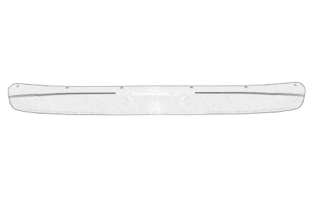 Spoiler - Spoiler bara Fata (crom) potrivit PEUGEOT 3008 I 03.13-09.16
