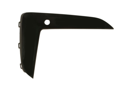 Elemente bara - Spoiler bara Fata Dreapta M-TECHNIC, cu gauri pentru senzorii de parcare, plastic, negru lucios potrivit BMW 5 G30, F90, 5 G31 09.16-