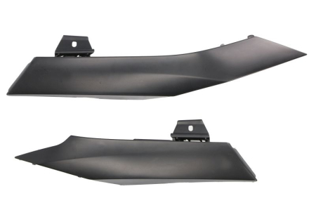 Spoiler - Spoiler bara Fata Dreapta/Stanga (set; sub far, negru-mat, ALLURE) potrivit PEUGEOT 408 II 06.22-
