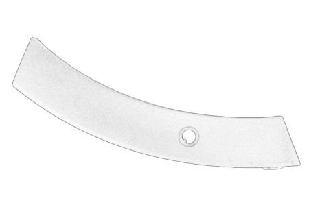Spoiler - Spoiler bara Fata Stanga (cu gaura) potrivit OPEL GRANDLAND / GRANDLAND X, GRANDLAND X 06.17-