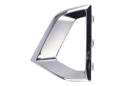 Spoiler bara Fata Stanga Inferior, crom potrivit BMW 5 G30, F90, 5 G31 09.16- 05.20-06.23 Elemente bara - Spoiler bara Fata Stanga Inferior, crom potrivit BMW 5 G30, F90, 5 G31 09.16- 05.20-06.23