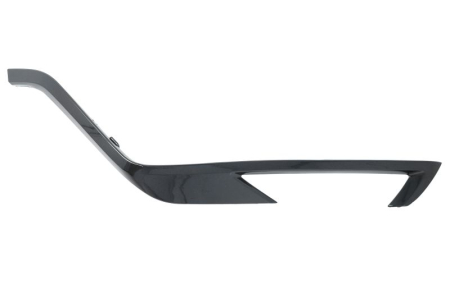 Elemente bara - Spoiler bara Fata Stanga (Inferior, cu orificii proiector ceata, negru lucios, R-DESIGN) potrivit VOLVO XC60 II dupa 2023
