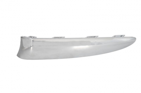 Elemente bara - Spoiler bara Fata Stanga (plastic, crom) potrivit ABARTH 500 / 595 / 695, 500C / 595C / 695C; FIAT 500 dupa 2016 dupa 2015
