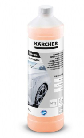 Cosmetica & Detergenti auto - Spuma activa / Sampon auto KARCHER, 1 l, pH alcalin; parfum: citrice, efect: fara pete, biodegradabil