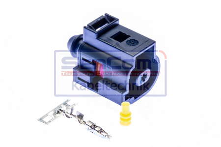 Stecher cu mufa metalica numar pini: 1, kit reparatie [2]