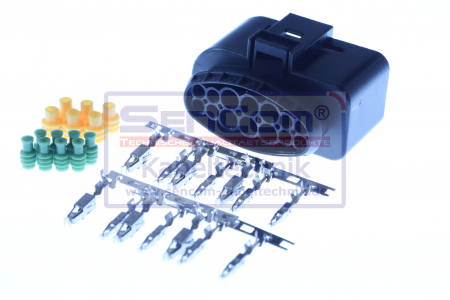 Stecher cu mufa metalica numar pini: 14, kit reparatie [3]