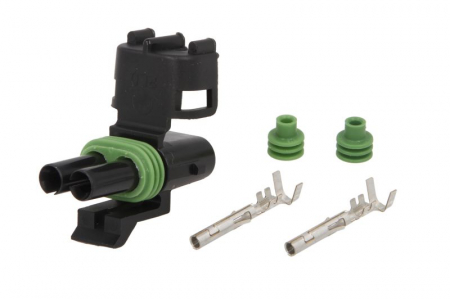 Electrica - Stecher cu mufa metalica numar pini: 2, kit reparatie