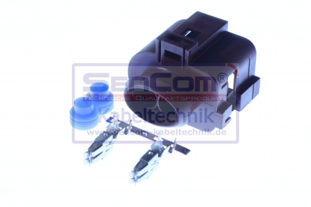 Stecher cu mufa metalica numar pini: 2, kit reparatie [3]