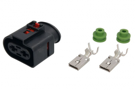 Electrica - Stecher cu mufa metalica numar pini: 2, kit reparatie