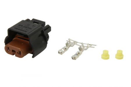 Electrica - Stecher cu mufa metalica numar pini: 2, kit reparatie