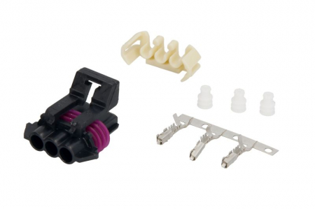 Stecher cu mufa metalica numar pini: 3, kit reparatie [1]