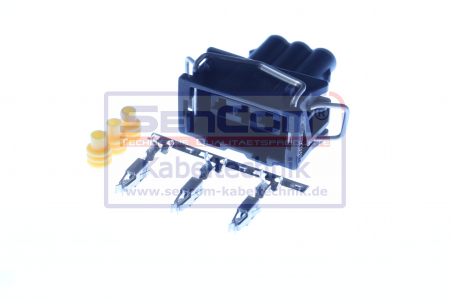 Stecher cu mufa metalica numar pini: 3, kit reparatie [2]