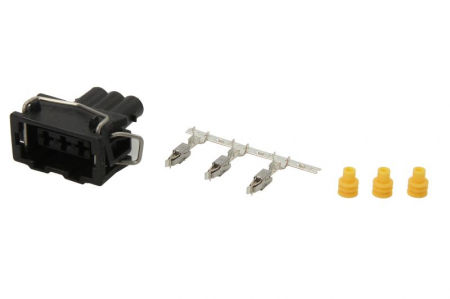 Electrica - Stecher cu mufa metalica numar pini: 3, kit reparatie