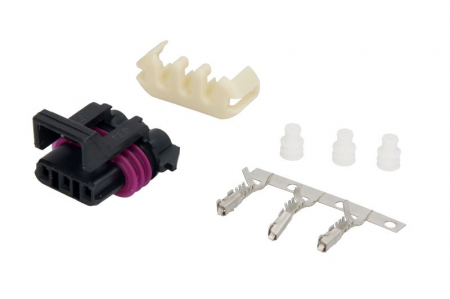 Electrica - Stecher cu mufa metalica numar pini: 3, kit reparatie