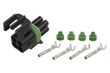 Stecher cu mufa metalica numar pini: 4, kit reparatie [1]