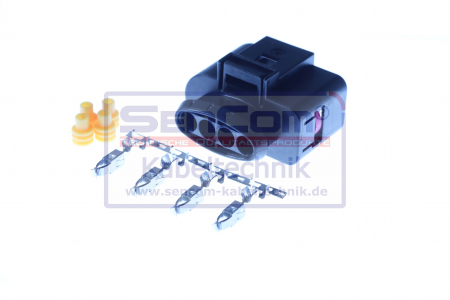 Stecher cu mufa metalica numar pini: 4, kit reparatie [3]