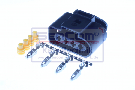 Stecher cu mufa metalica numar pini: 4, kit reparatie [2]