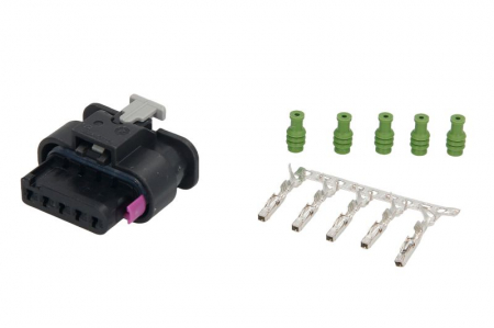 Electrica - Stecher cu mufa metalica numar pini: 5, kit reparatie