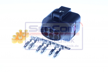 Stecher cu mufa metalica numar pini: 6, kit reparatie [3]