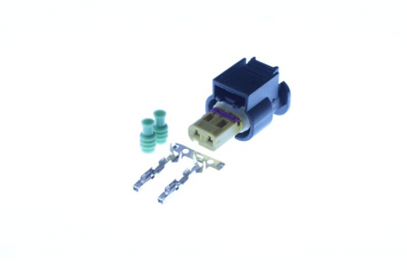 Stecher metalic, numar pini: 2, Kit reparare, potrivit AUDI; SEAT; SKODA; VW [2]