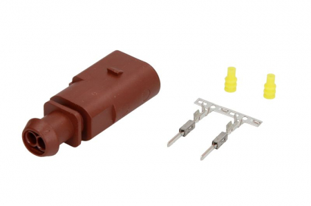 Stecher metalic, numar pini: 2, Kit reparare, potrivit AUDI; SEAT; SKODA; VW [1]