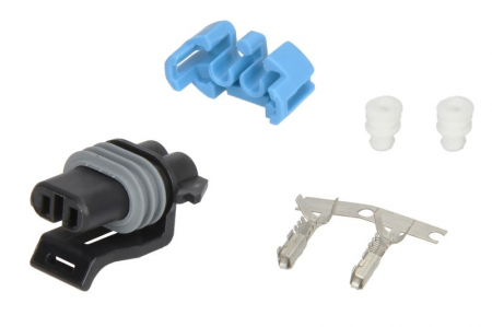 Stecher metalic, numar pini: 2, Kit reparare, potrivit FORD; GM; HYUNDAI; KIA; NISSAN; OPEL [1]