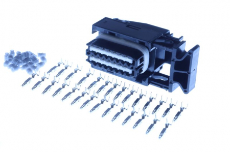 Electrica - Stecher metalic, numar pini: 28, Kit reparare, potrivit AUDI; SEAT; SKODA; VW