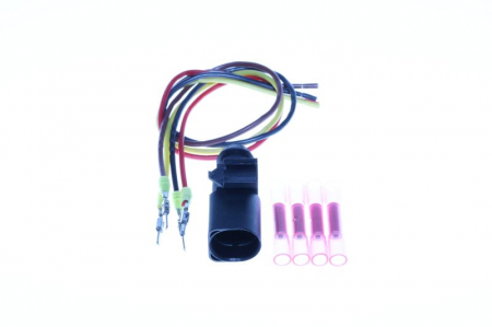 Electrica - Stecher metalic, numar pini: 4, Kit reparare, potrivit AUDI; SEAT; SKODA; VW
