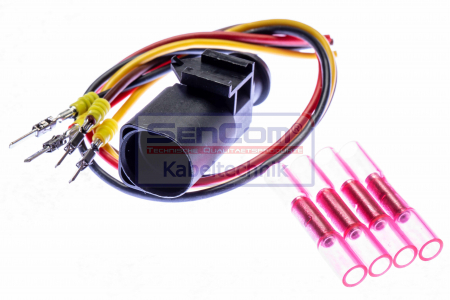 Stecher metalic, numar pini: 4, Kit reparare, potrivit AUDI; SEAT; SKODA; VW [2]