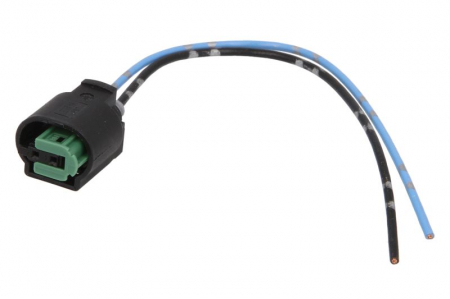 Electrica - Stecher (numar pini: 2, forma mufa: dreptunghiular, conector mama,cablu) potrivit MERCEDES ACTROS MP4 / MP5, SPRINTER 3,5-T (B907, B910), SPRINTER 3-T (B907), SPRINTER 3-T (B910 07.11-