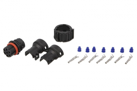 Stecher potrivit DAF; IVECO; MAN; MERCEDES; RVI; SCANIA; VOLVO potrivit DAF XF 95; MAN TGA; RVI MAGNUM dupa 1990 - (numar pini: 7, forma mufa: baioneta/rotund, conector mama, AMP 1.5) [1]