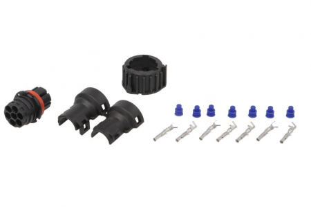 Electrica - Stecher (numar pini: 7, forma mufa: baioneta/rotund, conector mama, AMP 1.5) potrivit DAF; IVECO; MAN; MERCEDES; RVI; SCANIA; VOLVO potrivit DAF XF 95; MAN TGA; RVI MAGNUM 09.90-
