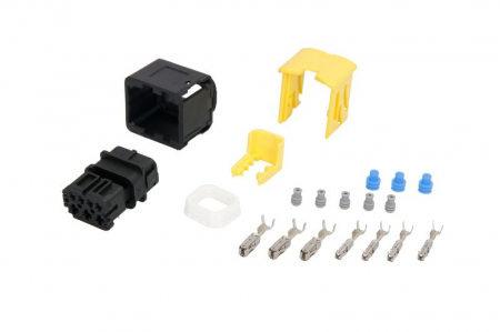 Stecher (numar pini: 7, forma mufa: dreptunghiular, conector mama, HDSCS, pentru lampi spate) potrivit MERCEDES ACTROS MP4 / MP5 07.11- [1]