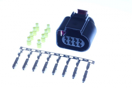 Electrica - Stecher, numar pini: 8, kit reparatie, potrivit AUDI; SEAT; SKODA; VW