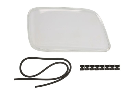 Sticla far Dreapta (cu garnituri, cu garnitura si agrafe) potrivit MERCEDES ACTROS MP2 / MP3 10.02-