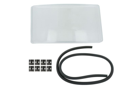 Iluminat auto - Sticla far Dreapta (cu garnituri, cu garnitura si agrafe) potrivit SCANIA 4 05.95-04.08